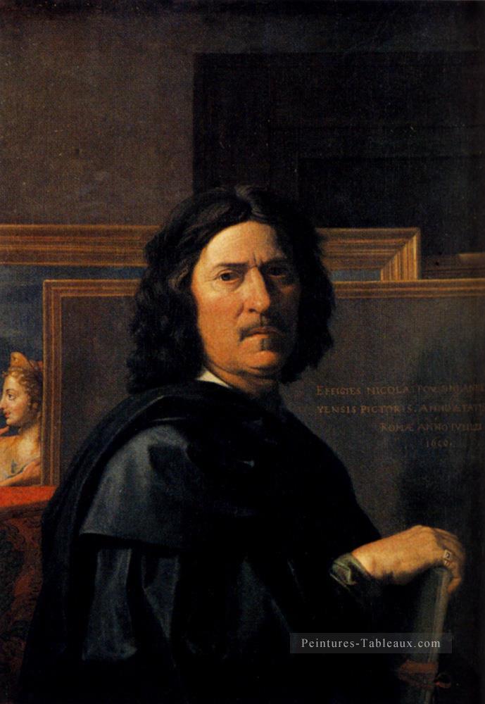 Nicolas Autoportrait classique peintre Nicolas Poussin Peintures à l'huile